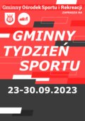 Gminny Tydzień Sportu - wykaz imprez