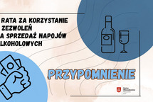 Przypomnienie o II racie za korzystanie z zezwoleń na sprzedaż napojów alkoholowych 