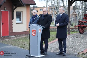 Poseł na Sejm Rzeczypospolitej Polskiej oraz Sekretarz Stanu w Kancelarii Prezesa Rady Ministrów - Jan Dziedziczak, Poseł na Sejm Rzeczpospolitej Polski Jan Mosiński, Radny Sejmiku Województwa Wielkopolskiego Marek Sowa