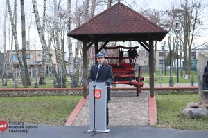 Zastępca Wielkopolskiego Komendanta Wojewódzkiego Państwowej Straży Pożarnej bryg. Tomasz Grelak