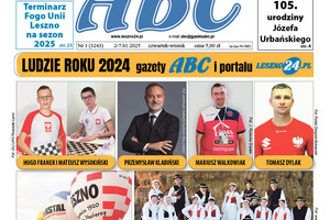 Pierwsza strona Gazety ,,ABC'' z fotografiami wszystkich LUDZI ROKU 2024 