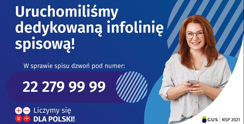 Uruchomiono dedykowaną infolinię spisową