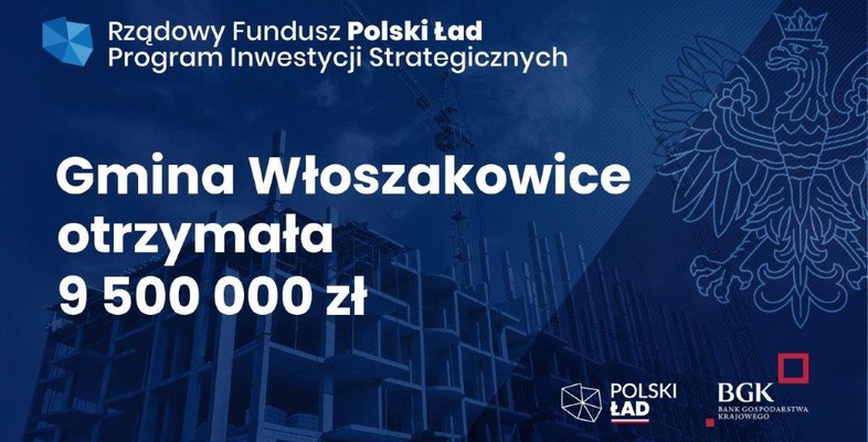Największy projekt drogowy w historii gminy Włoszakowice z dofinansowaniem z Polskiego Ładu