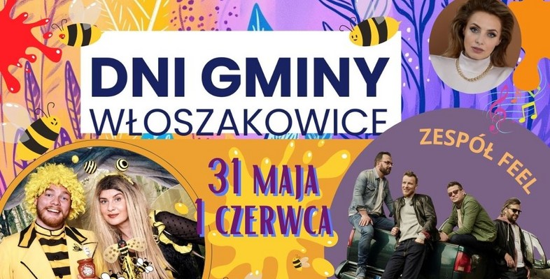 Dni Gminy Włoszakowice z zespołem Feel i pszczołami